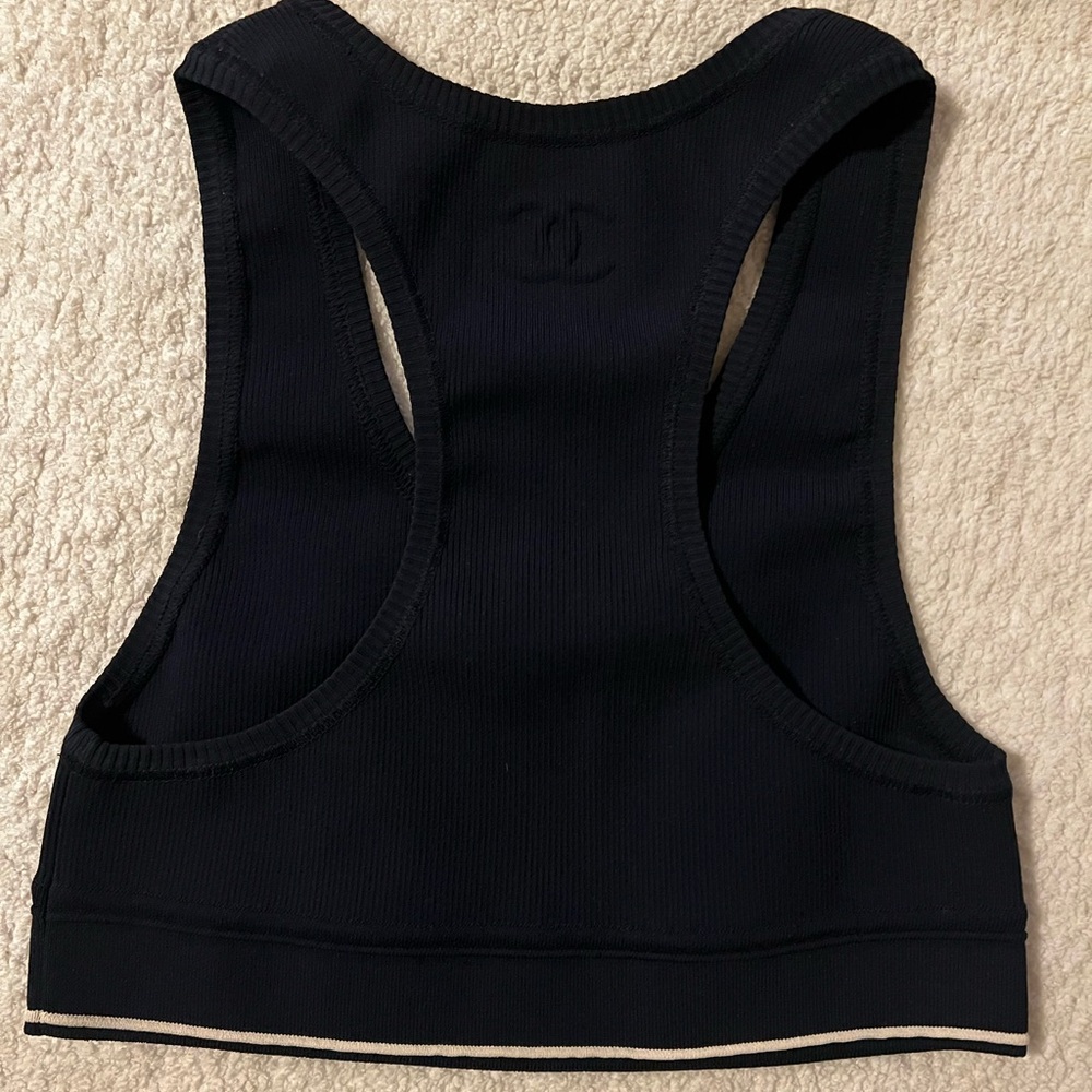 CHANEL‎ Navy Blue Crop Top - Picture 7 of 10